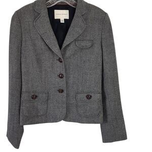 Banana Republic Wool Blazer, Polished, Classic, Textured, Stretch, Professional